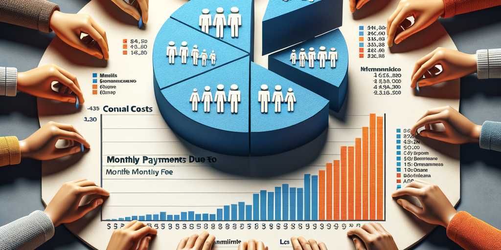 O que é o rateio entre associados e como ele impacta o valor mensal rateio entre associados